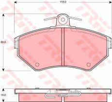 TRW GTD1076 - FRICTION   KIT