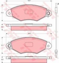 TRW GTD1084 - FRICTION   KIT