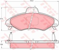 TRW GTD1086 - FRICTION   KIT