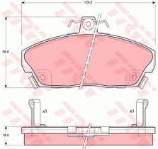 TRW GTD1101 - FRICTION   KIT