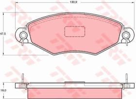 TRW GTD1109 - FRICTION   KIT