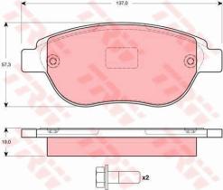 TRW GTD1124 - FRICTION   KIT