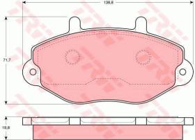 TRW GTD1128 - FRICTION KIT