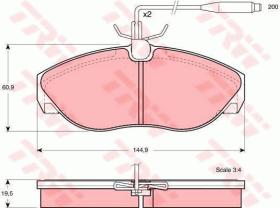 TRW GTD1130 - FRICTION   KIT