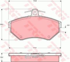 TRW GTD1133 - FRICTION   KIT