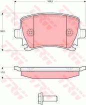 TRW GTD1149 - FRICTION   KIT