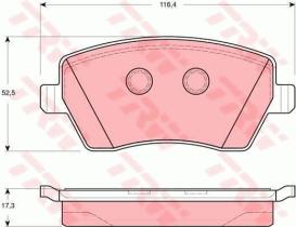 TRW GTD1150 - FRICTION   KIT