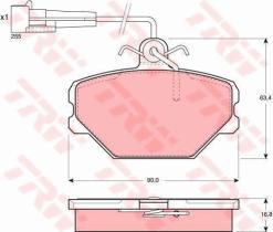 TRW GTD1154 - FRICTION KIT