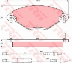 TRW GTD1157 - FRICTION   KIT