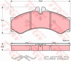 TRW GTD1163 - FRICTION   KIT