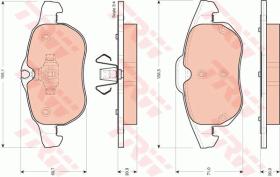 TRW GTD1167 - FRICTION   KIT