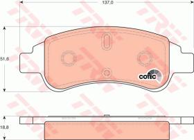 TRW GTD1170 - FRICTION   KIT