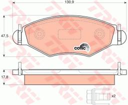 TRW GTD1173 - FRICTION   KIT