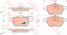 TRW GTD1182 - FRICTION   KIT