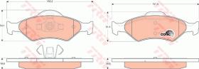 TRW GTD1184 - FRICTION   KIT