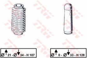 TRW JBE112 - ¯OBSOLETA KIT DE FUELLES