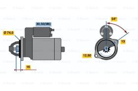 BOSCH 0001106018 - MOTOR DE ARRANQUE