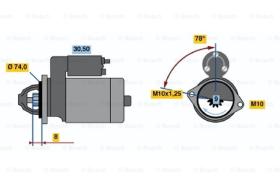 BOSCH 0001107079 - MOTOR DE ARRANQUE