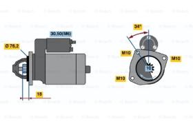 BOSCH 0001107418 - MOTOR DE ARRANQUE