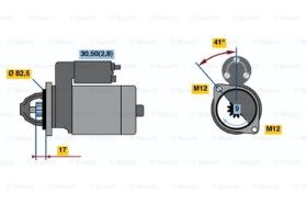 BOSCH 0001107427 - MOTOR DE ARRANQUE