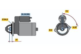 BOSCH 0001107437 - MOTOR DE ARRANQUE