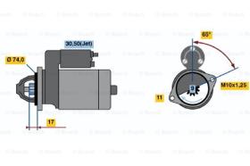 BOSCH 0001107448 - MOTOR DE ARRANQUE