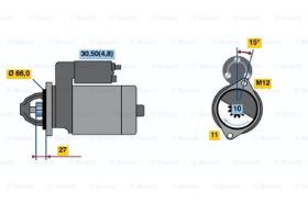 BOSCH 0001107450 - MOTOR DE ARRANQUE