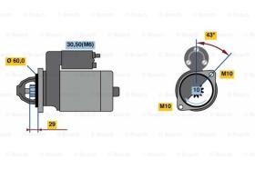 BOSCH 0001107459 - MOTOR DE ARRANQUE