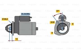 BOSCH 0001107490 - MOTOR DE ARRANQUE