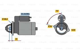 BOSCH 0001107492 - MOTOR DE ARRANQUE