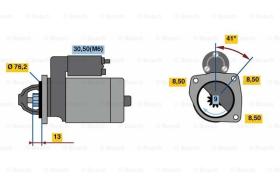 BOSCH 0001108241 - MOTOR DE ARRANQUE