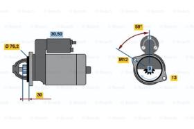 BOSCH 0001108113 - MOTOR DE ARRANQUE