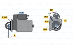 BOSCH 0001108180 - MOTOR DE ARRANQUE