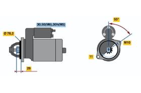 BOSCH 0001108196 - MOTOR DE ARRANQUE