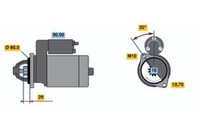 BOSCH 0001108197 - MOTOR DE ARRANQUE