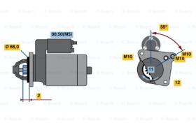 BOSCH 0001108428 - MOTOR DE ARRANQUE