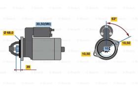 BOSCH 0001108441 - MOTOR DE ARRANQUE