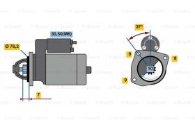 BOSCH 0001108456 - MOTOR DE ARRANQUE