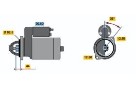 BOSCH 0001109043 - MOTOR DE ARRANQUE