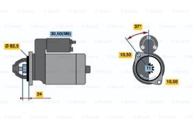 BOSCH 0001109033 - MOTOR DE ARRANQUE