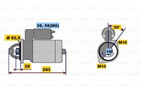 BOSCH 0001109036 - MOTOR DE ARRANQUE