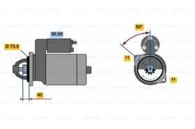 BOSCH 0001109040 - MOTOR DE ARRANQUE