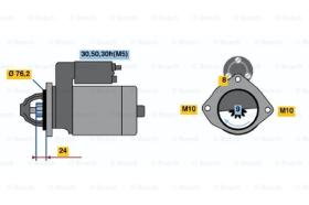 BOSCH 0001109200 - MOTOR DE ARRANQUE