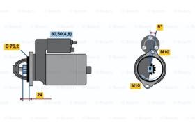 BOSCH 0001109288 - MOTOR DE ARRANQUE