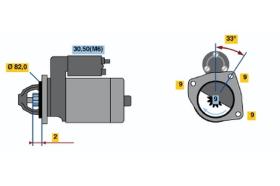 BOSCH 0001109267 - MOTOR DE ARRANQUE