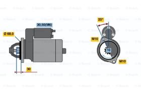 BOSCH 0001109271 - MOTOR DE ARRANQUE