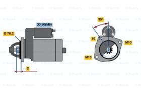 BOSCH 0001109310 - MOTOR DE ARRANQUE