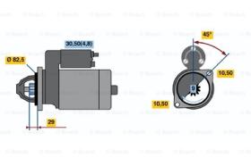 BOSCH 0001109330 - MOTOR DE ARRANQUE