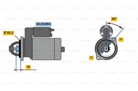 BOSCH 0001109355 - MOTOR DE ARRANQUE