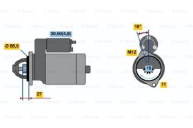 BOSCH 0001109361 - MOTOR DE ARRANQUE